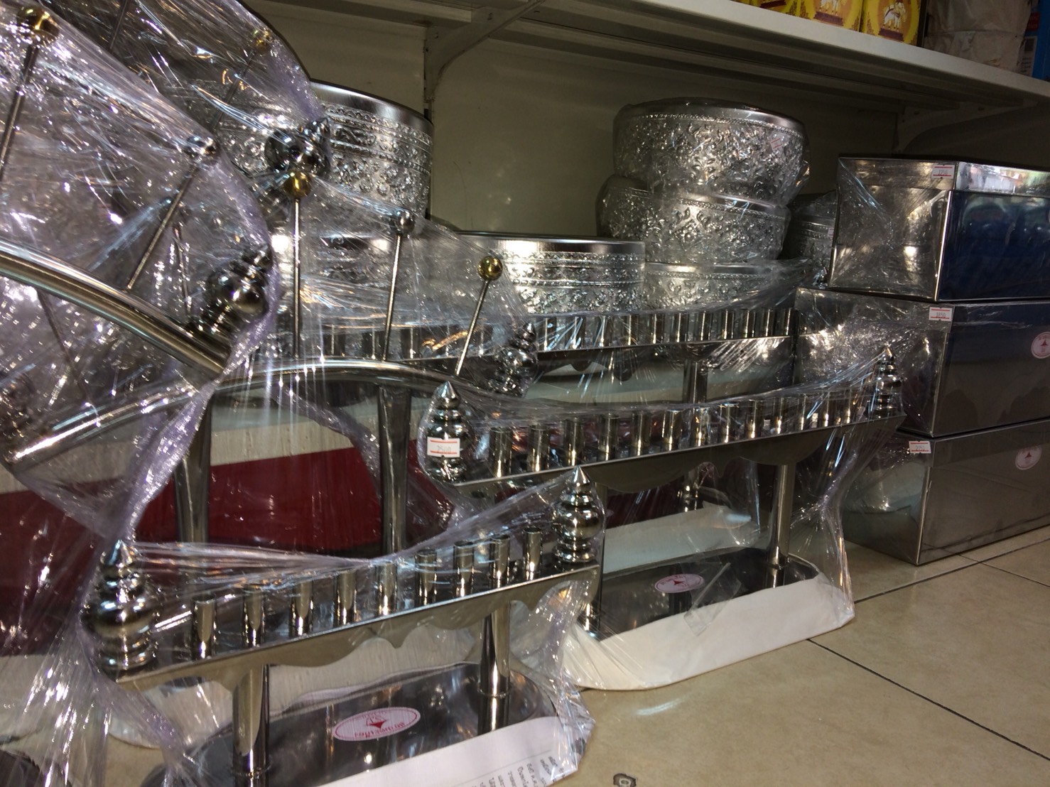 เชิงเทียนสแตนเลส *รุ่นใหม่