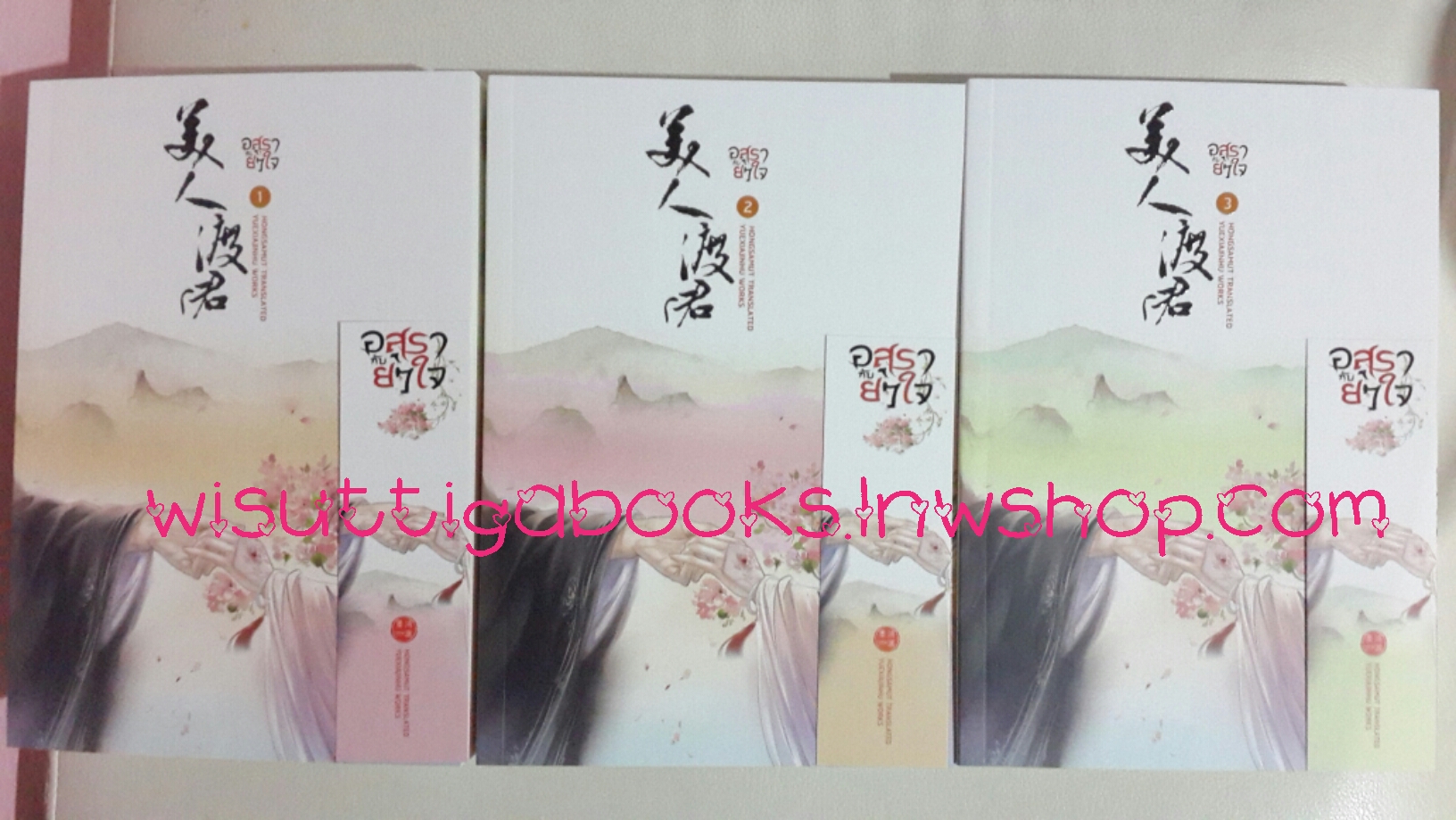อสุรากับยาใจ 3 เล่มจบ (ปกอ่อน) / เย่วเชี่ยจินหู