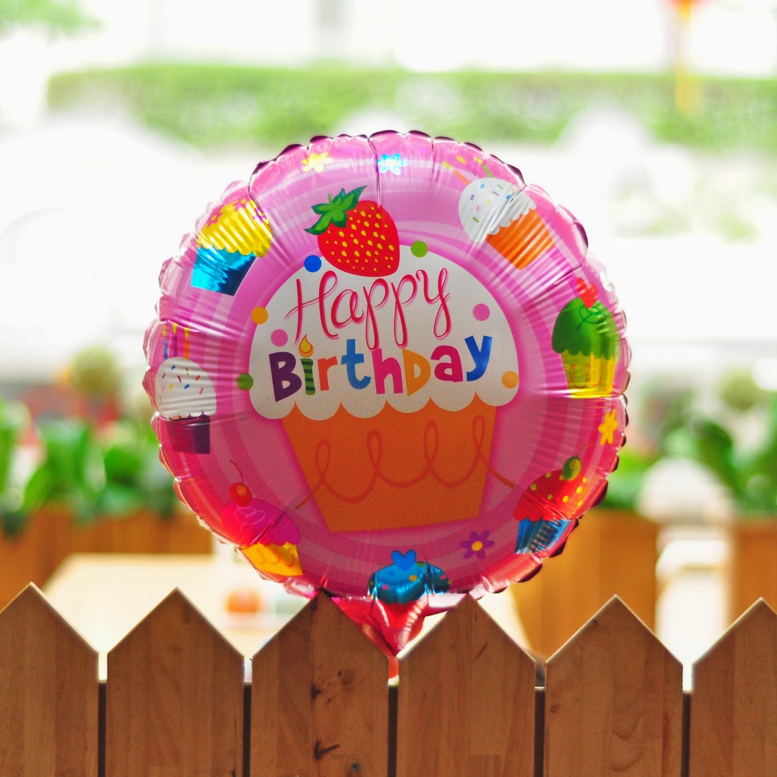 ลูกโป่ง HBD รูปเค้ก