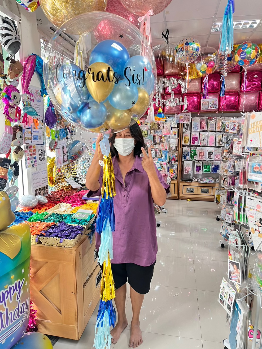 ลูกโป่งเรียนจบ-ลูกโป่งปัจฉิม