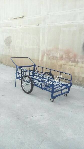 รถเข็นของอเนกประสงค์ล้อหน้าคู่หมุนได้โครงเหล็กฉากใหญ่