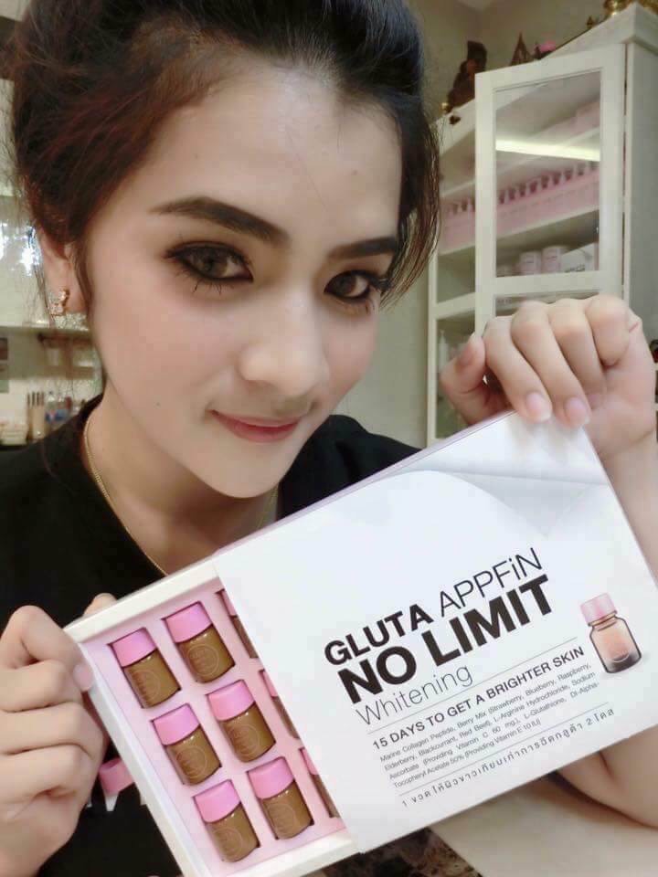Gluta APP FiN สูตร NO LIMIT Whitening ราคา 750 บาท