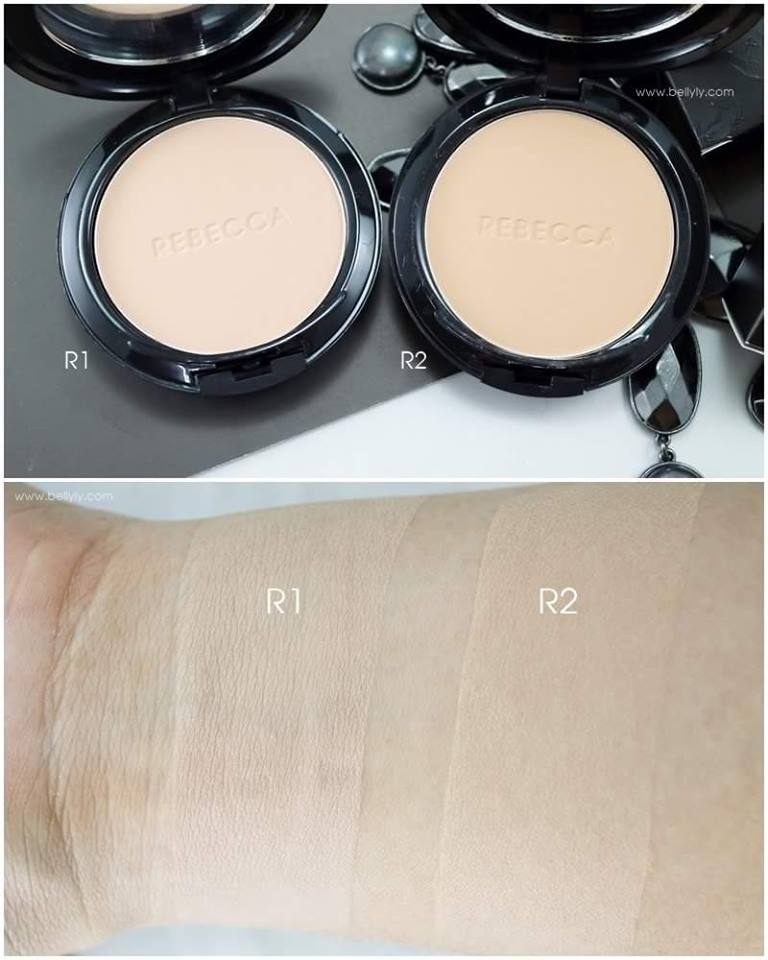 Rebecca Smooth Silky Powder 13 g. แป้งพัฟ รีเบคก้า บอกลาหน้าวอก หน้าลอย