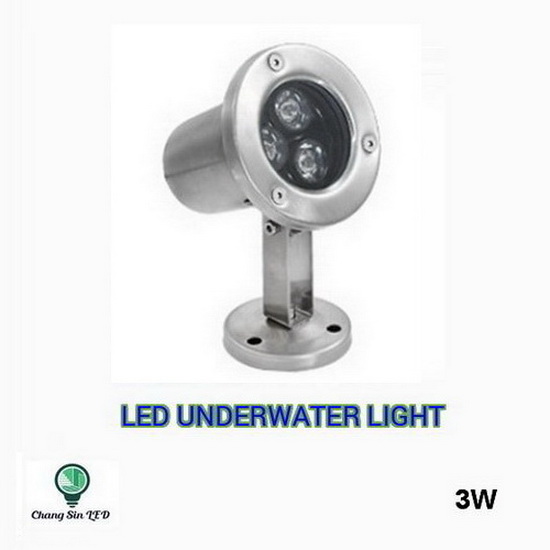 โคมไฟใต้น้ำ LED 3x1W DC12V