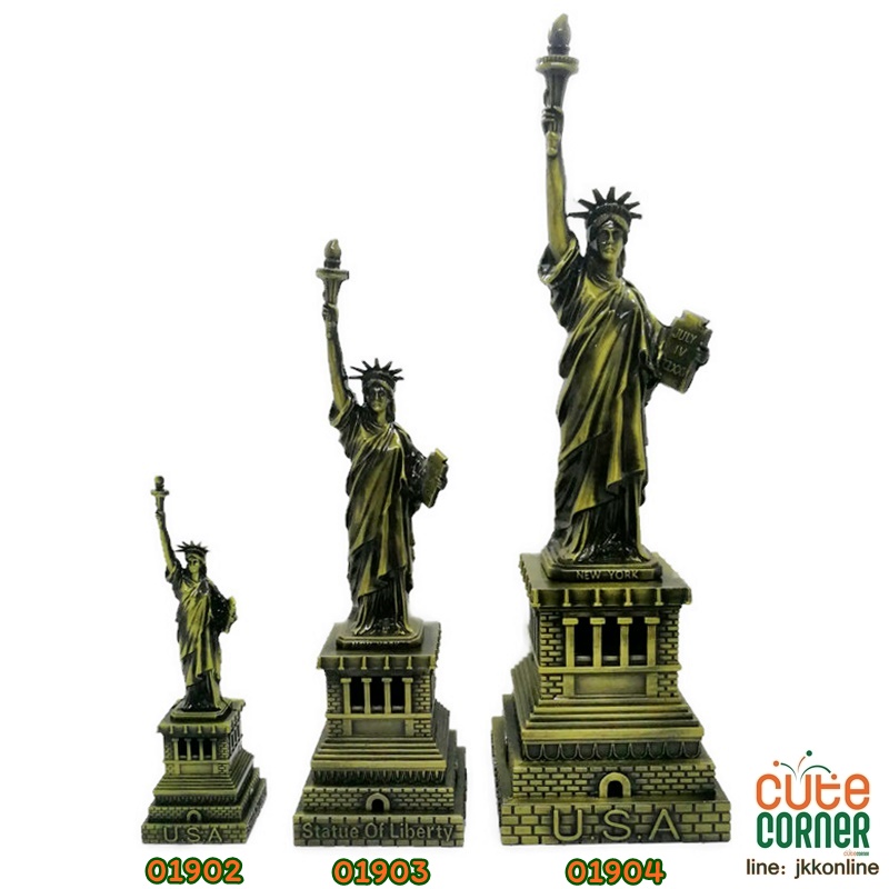 01903- โมเดลเทพีเสรีภาพ BL 26 ซม - ฟรีค่าส่ง