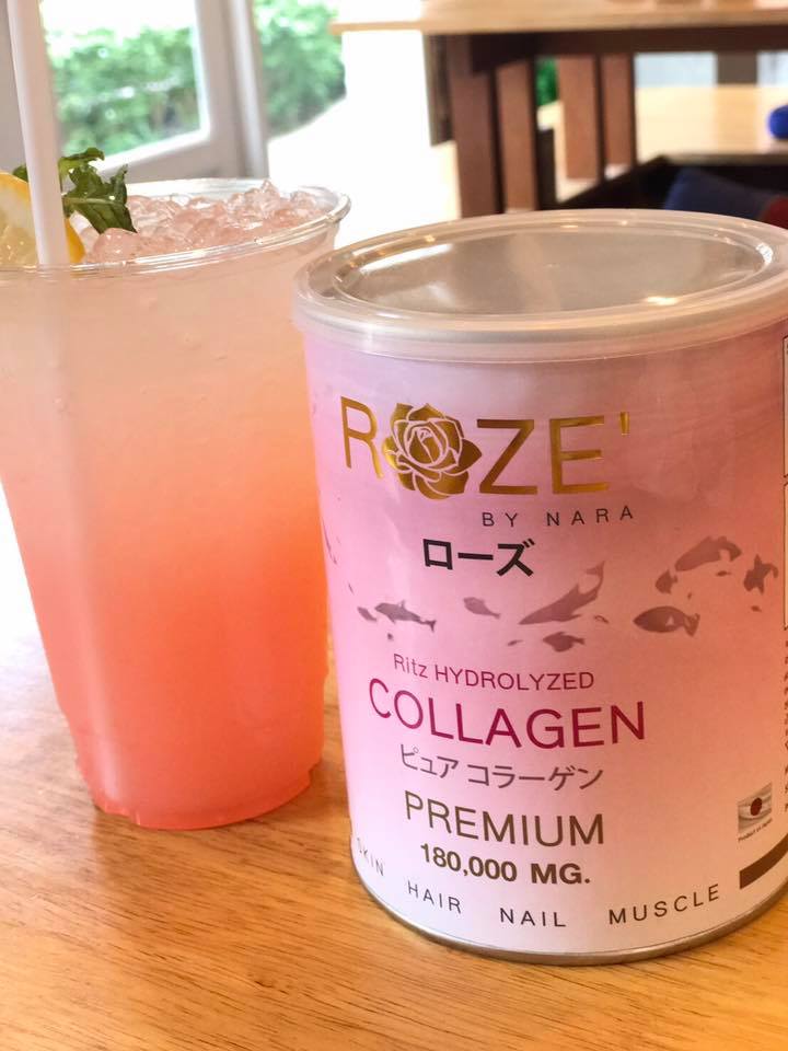ROZE' COLLAGEN PREMIUM 180,000 MG. by NARA โรส คอลลาเจนเพียวแท้ 100%