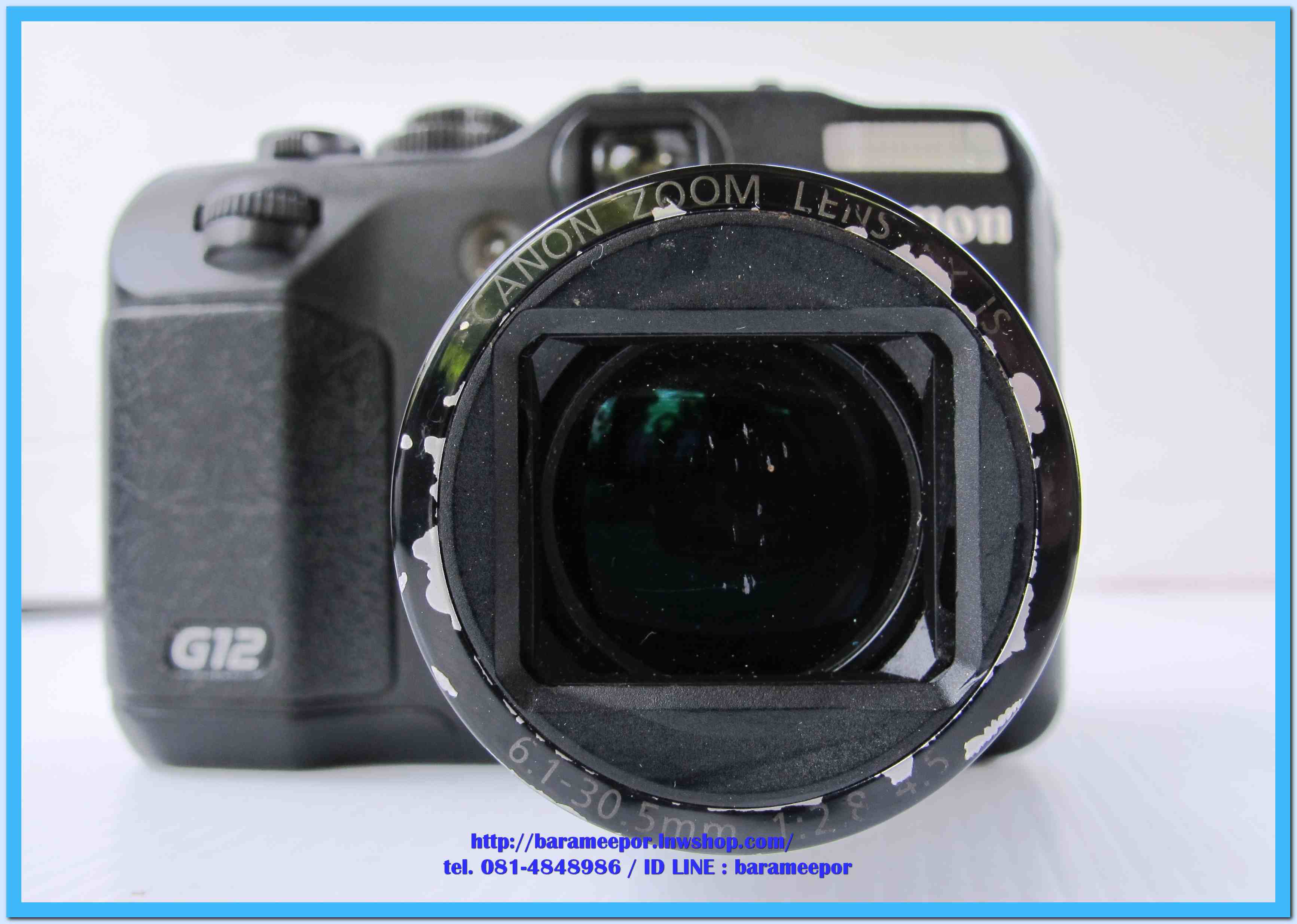 กล้อง Canon G12 มีเฉพาะตัวกล้อง ไม่มีถ่าน ไว้เป็นอะไหล่