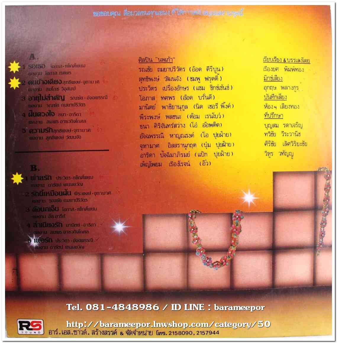 รวมเพลง นพเก้า 1 ศิลปิน จาก “รวมดาว” แผ่นเต็ม