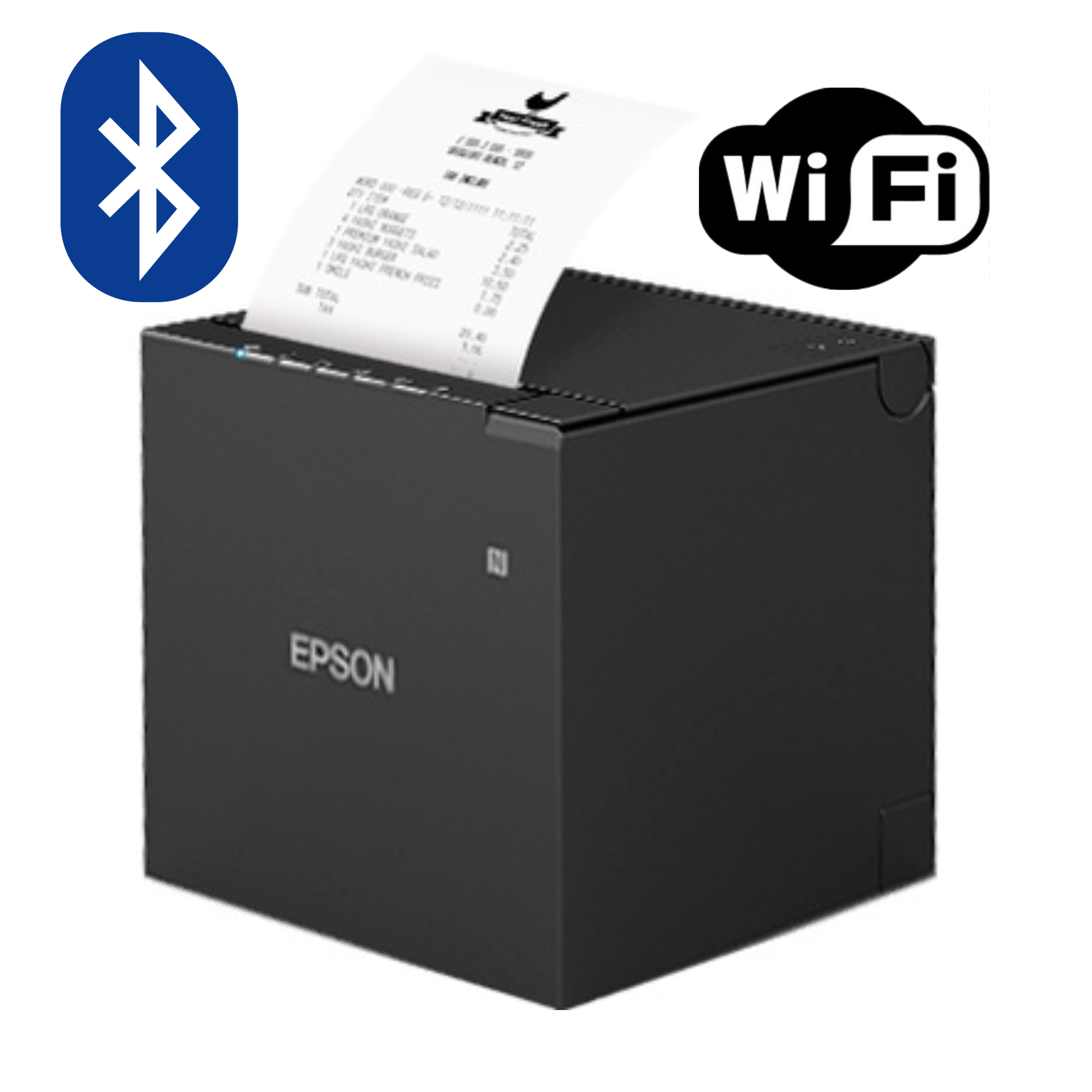Epson TM-m30iii (Bluetooth+WiFi) PN: C31CK50342 ใช้กระดาษมาตรฐาน 80x80มม รองรับ App ได้หลากหลาย