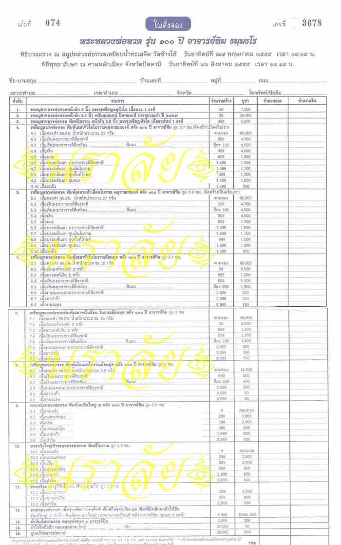 หลวงพ่อทวด รุ่น 100 ปี อาจารย์ทิม วัดช้างให้ (ปลุกเสกศาลหลักเมืองปัตตานี)
