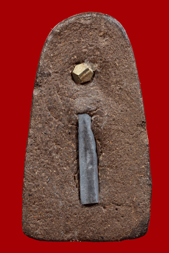 หลวงพ่อทวดเนื้อว่าน พิมพ์พระรอด วัดศรีมหาโพธิ์ พ.ศ. 2537