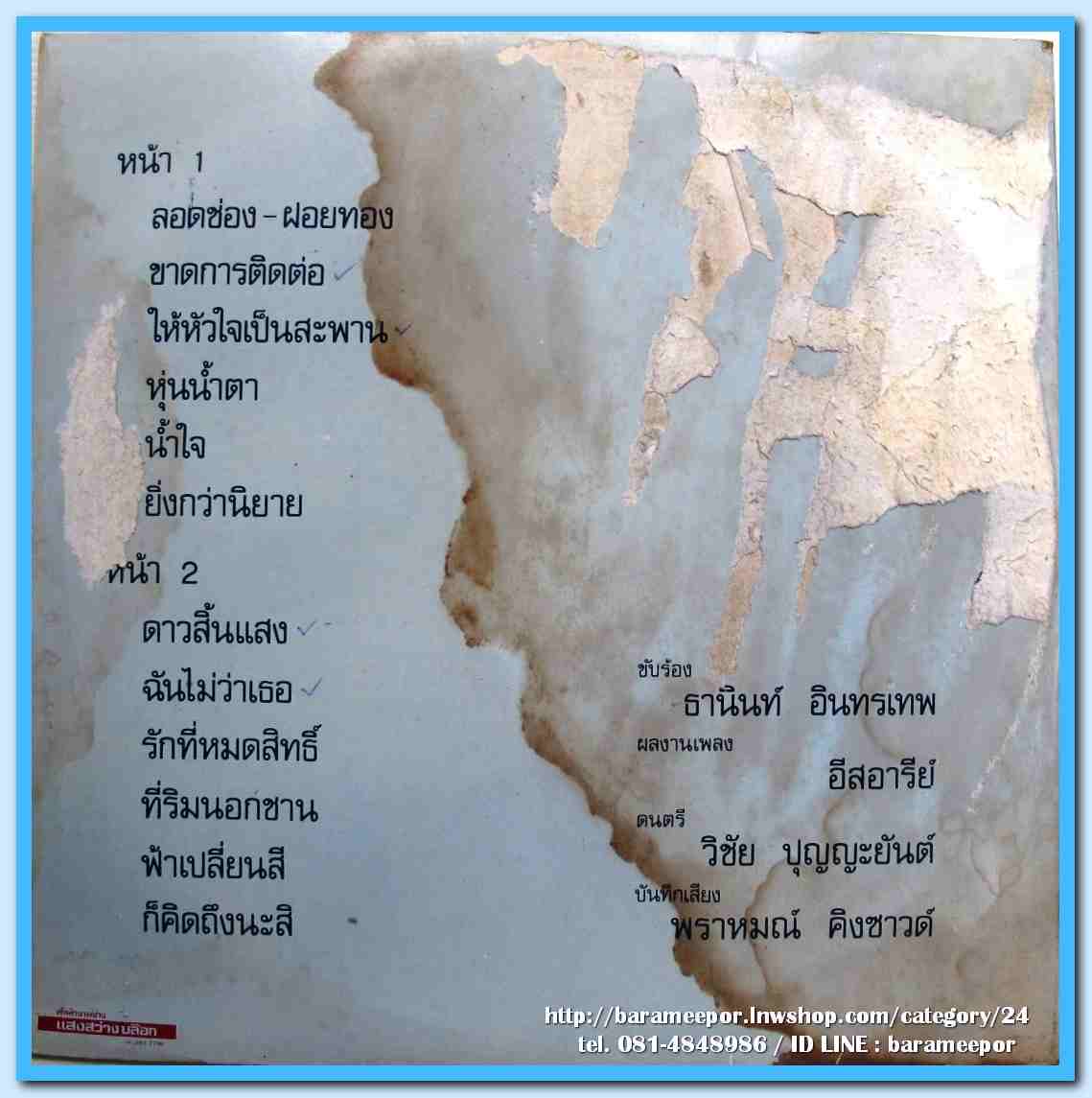 ธานินทร์ อินทรเทพ ชุด ขาดการติดต่อ..2