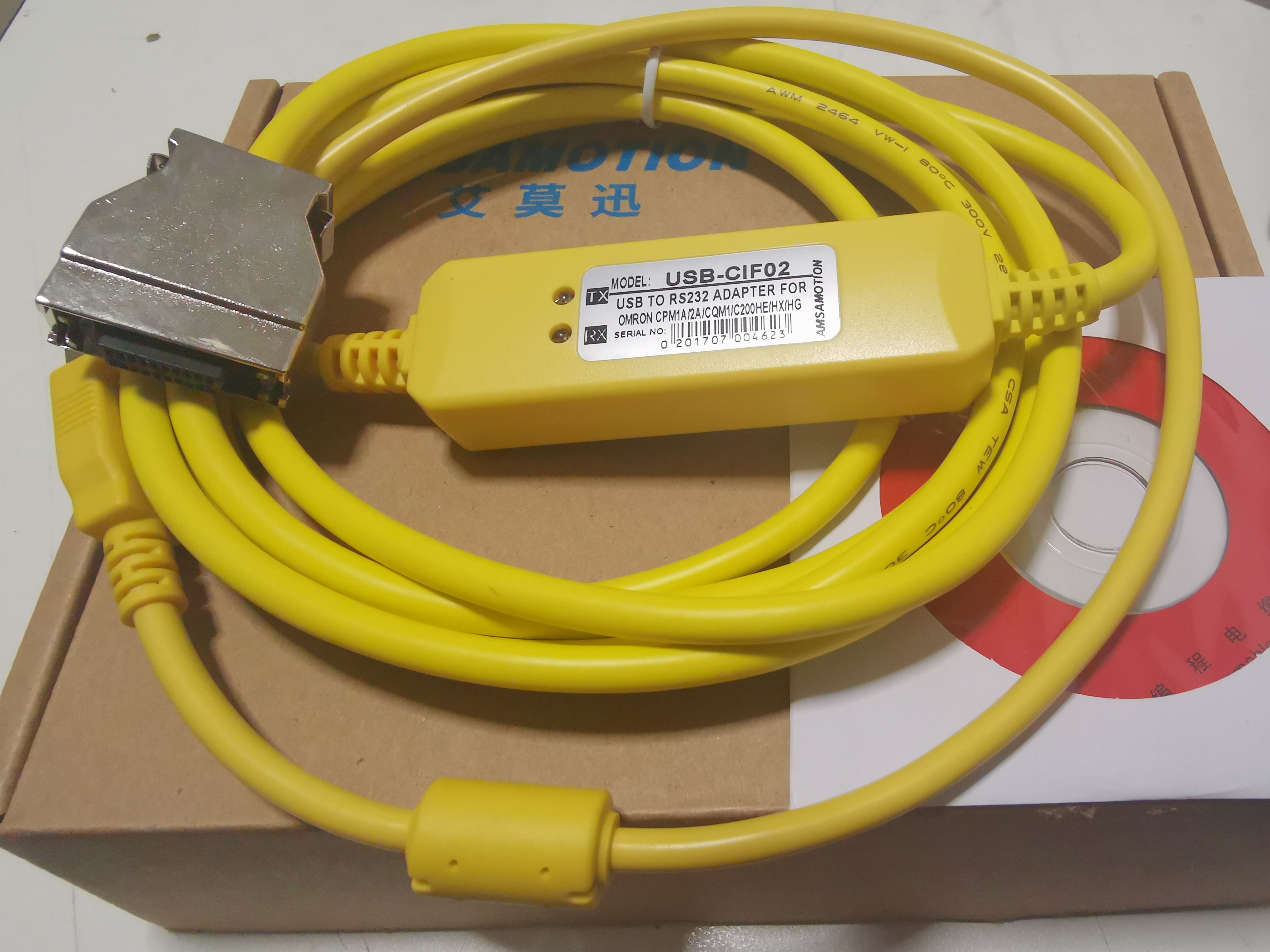 สายดาวน์โหลด OMRON USB-CIF02