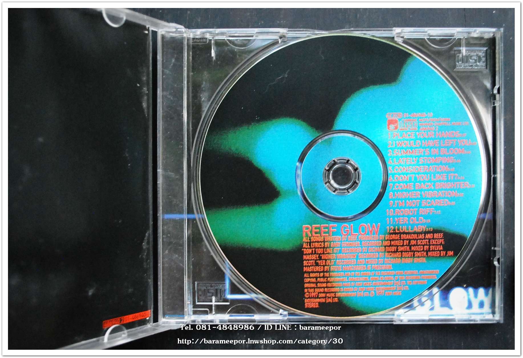 ซีดี.นักร้องญี่ปุ่น ฺREEF GLOW สภาพสวย