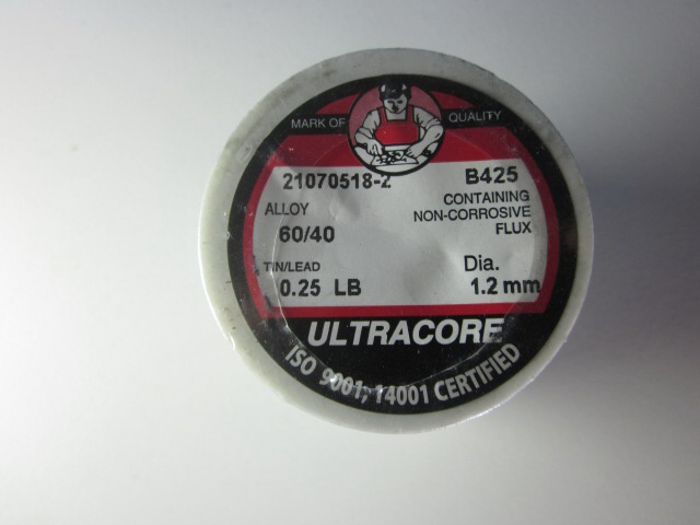 ตะกั่ว Ultracore หนัก 0.25 ปอนด์ ขนาดเส้นผ่านศูนย์กลาง 1.2mm