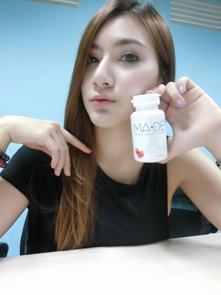 MA•DE Gluta Double Aura by Zanda กลูต้ามาเด้ ผิวขาวใส ลดสิว ดำแค่ไหน ก็เอาอยู่ ขาวทันใจ 7 วัน