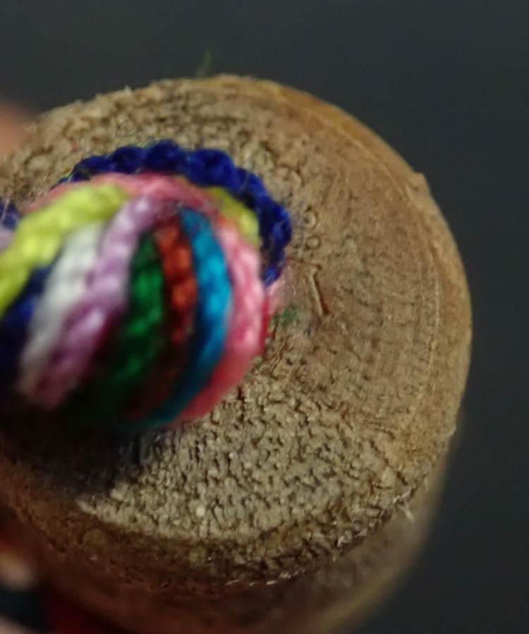 ลูกสะกด (มีโค๊ต) ไม้เสาหลักชัยองค์พ่อจตุคามรามเทพวิหารจังหวัดนราธิวาส ปี 2552