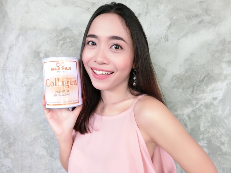 MAJI MAJI Premium Pure Collagen Mineral Flavour มาจิมาจิ คอลลาเจนน้ำแร่ คอลลาเจนโกงอายุ คอลลาเจนหน้าเด็ก