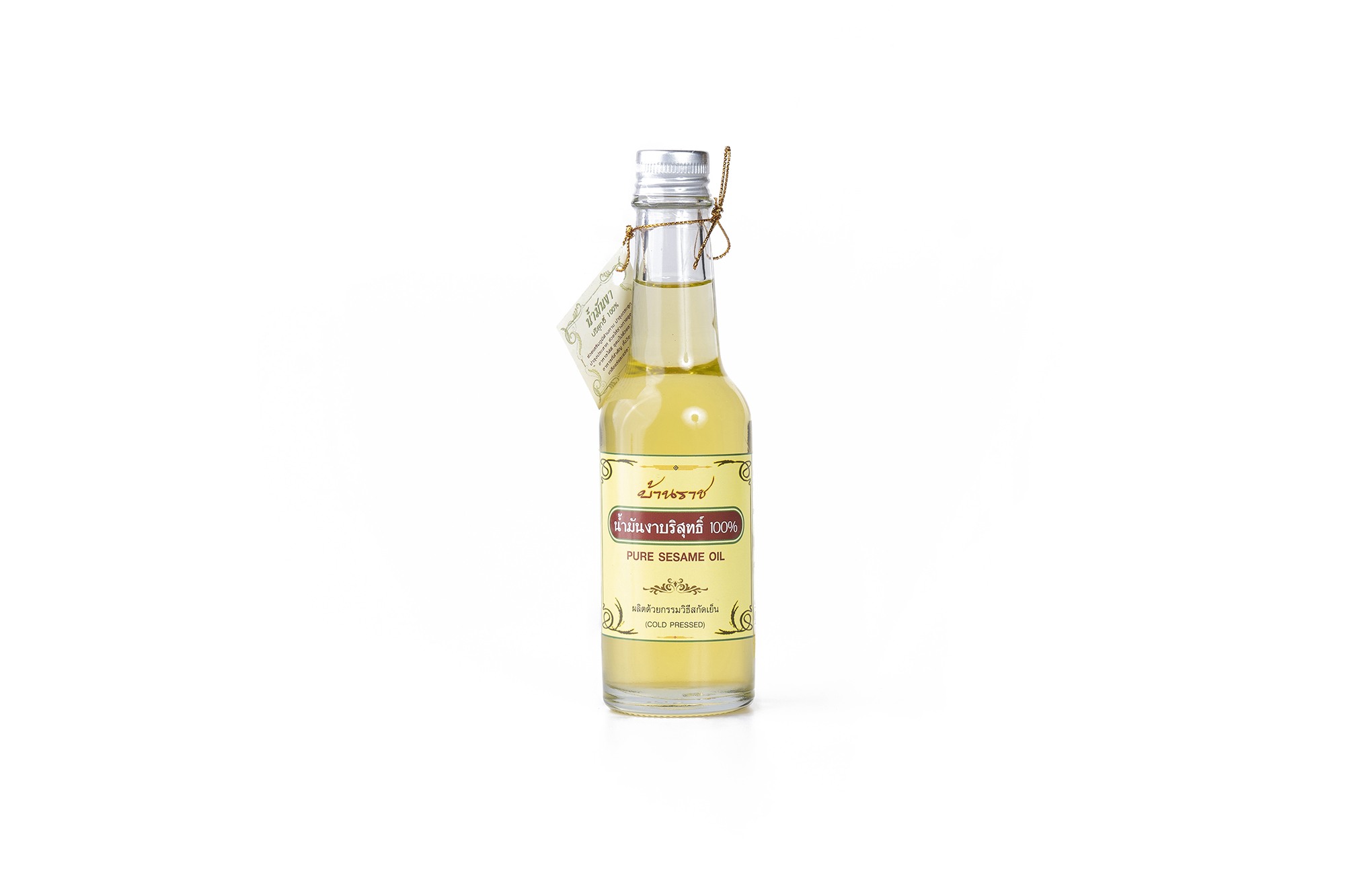 23-102-0210-1 น้ำมันงาสกัดเย็นบ้านราช 270 มล./ขวด ลัง * 20 ขวด