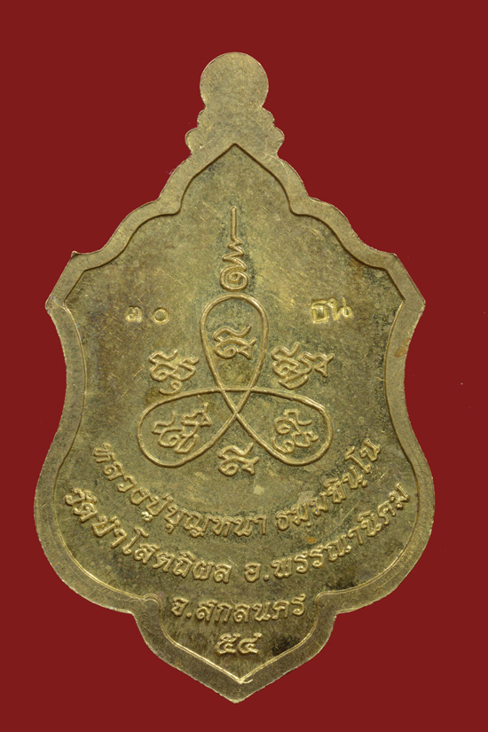 เหรียญหลวงปู่บุญหนา วัดป่าโสตถิผล รุ่นนำโชค พ.ศ. 2554