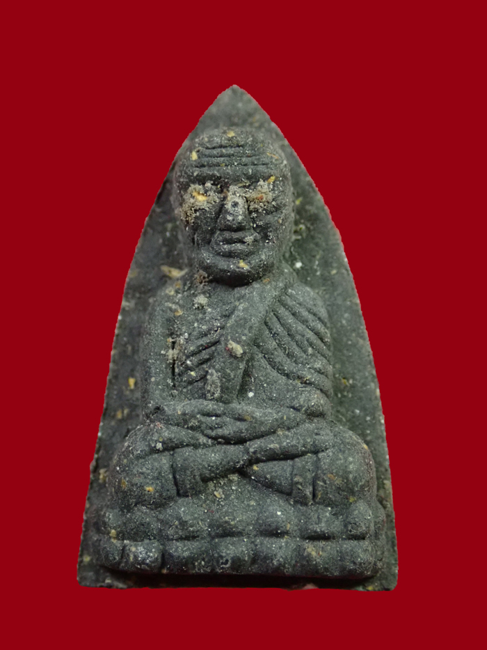 หลวงพ่อทวด รุ่นพระธาตุเจดีย์ อาจารย์ทอง วัดสำเภาเชย ปี 2549 เนื้อว่านหลังเจดีย์ทองแดง