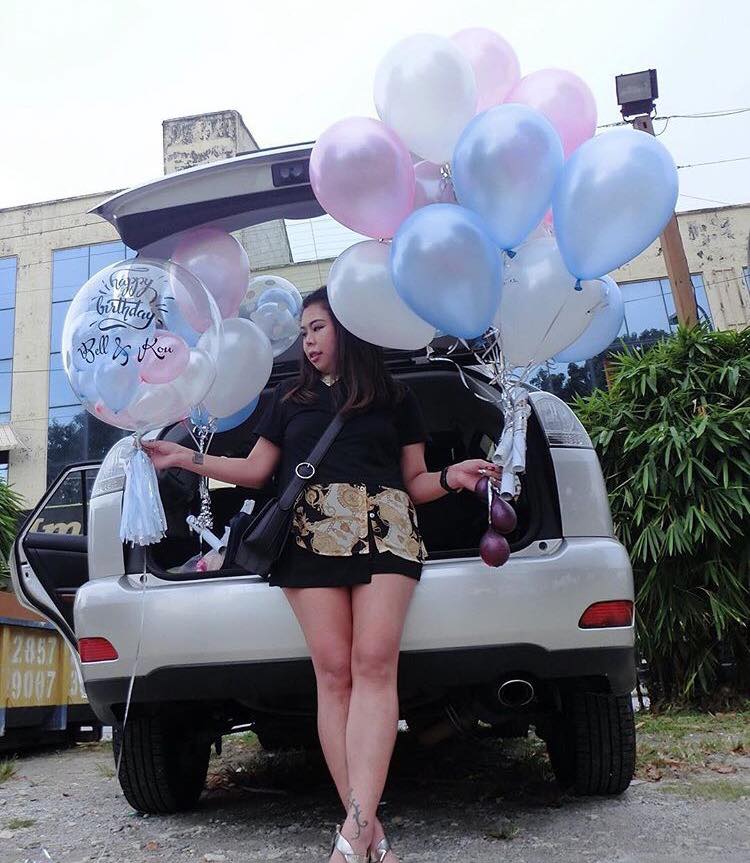 ลูกโป่งท้ายรถ BT307