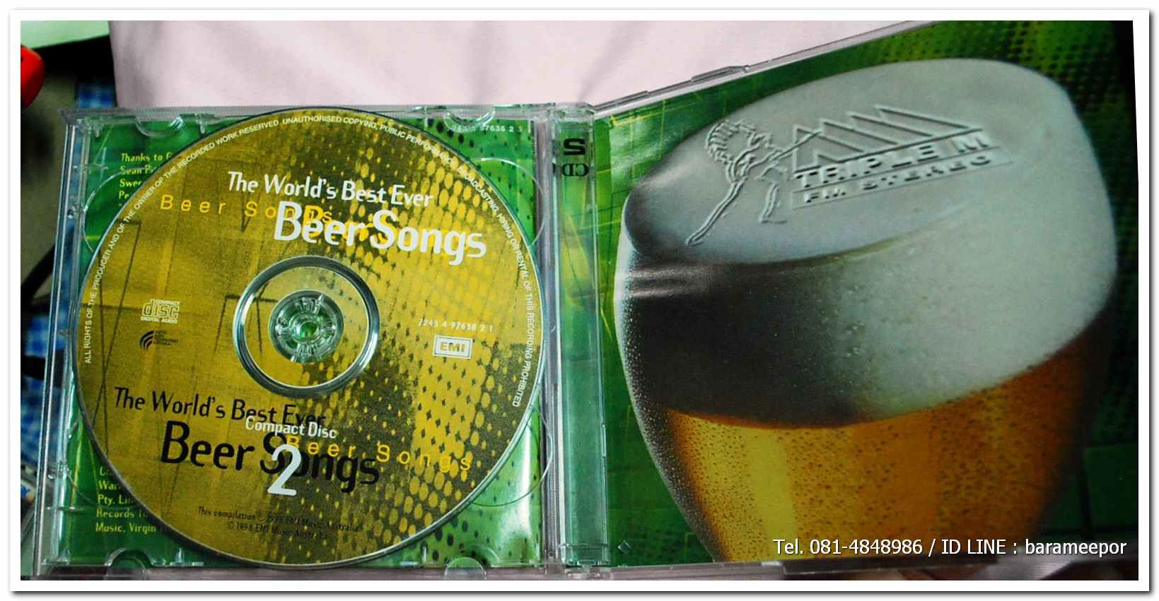 ซีดี. The World's Best Ever Beer Songs แผ่นคู่