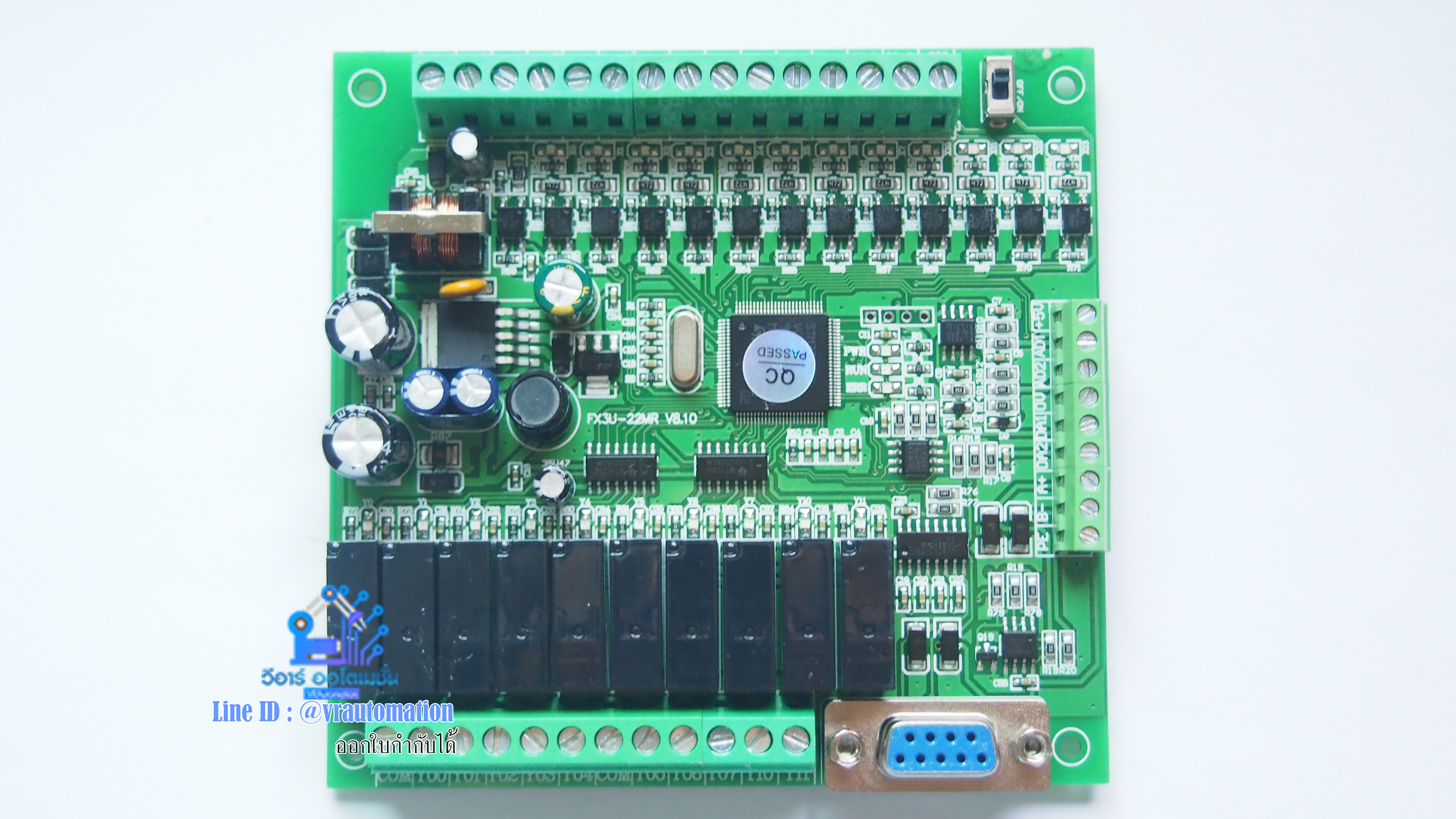 FX3U-22MR-2AD2DA PLC Board