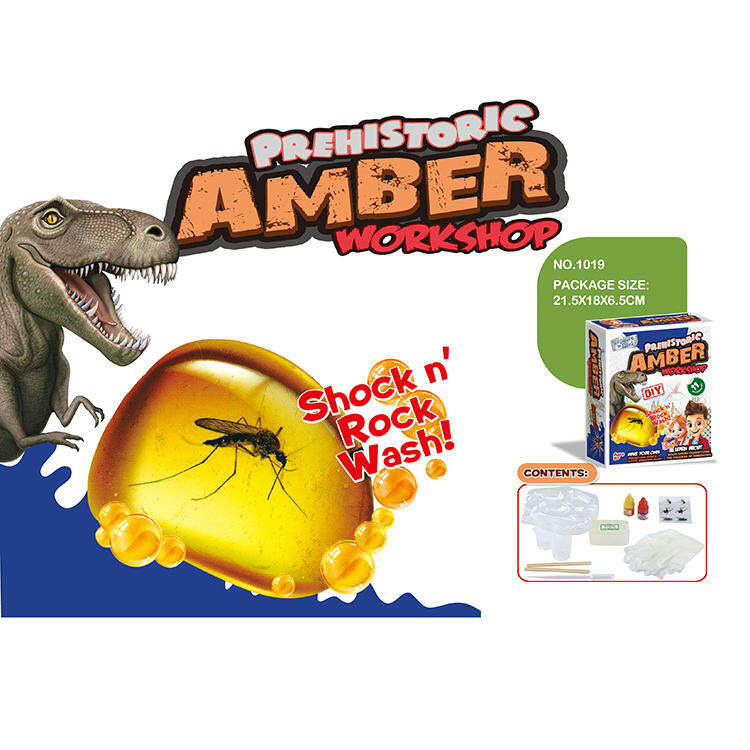 VB060 Amber Workshop ชุดทดลองวิทยาศาสตร์ ของเล่น DIY ทดลอง Science show อำพันสัตว์