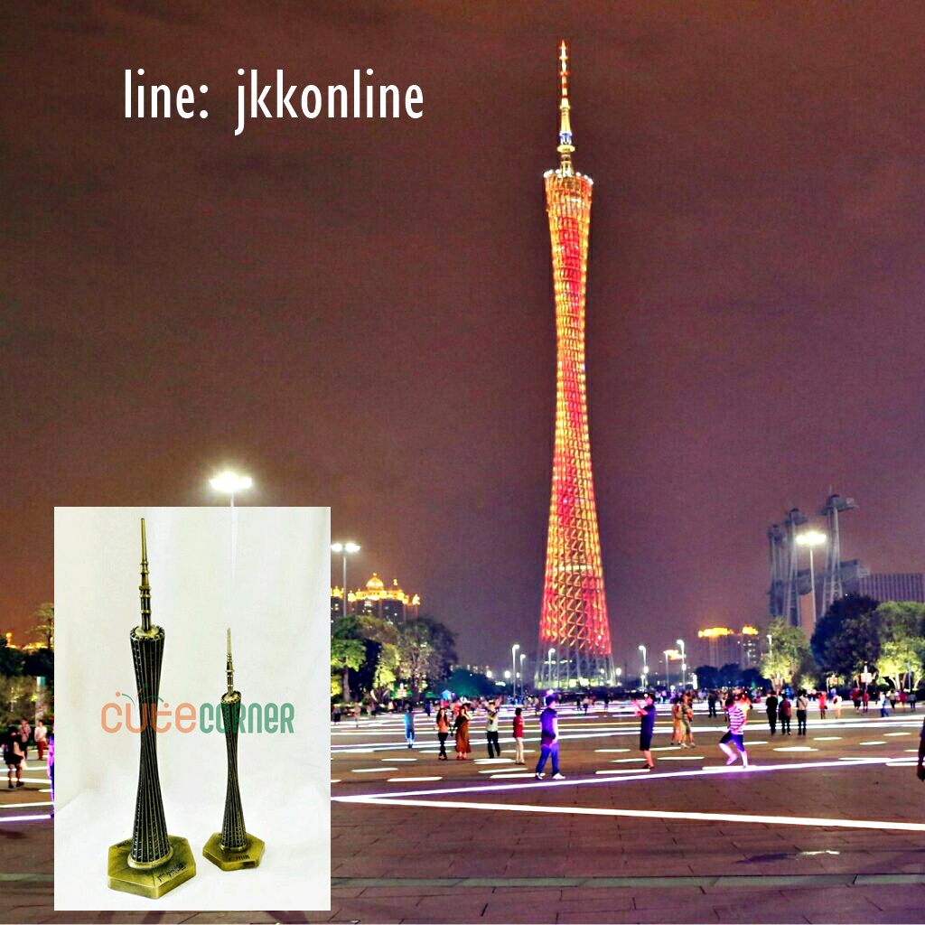 01717-โมเดลกวางโจวทาวเวอร์ 25 ซม - ฟรีค่าส่ง