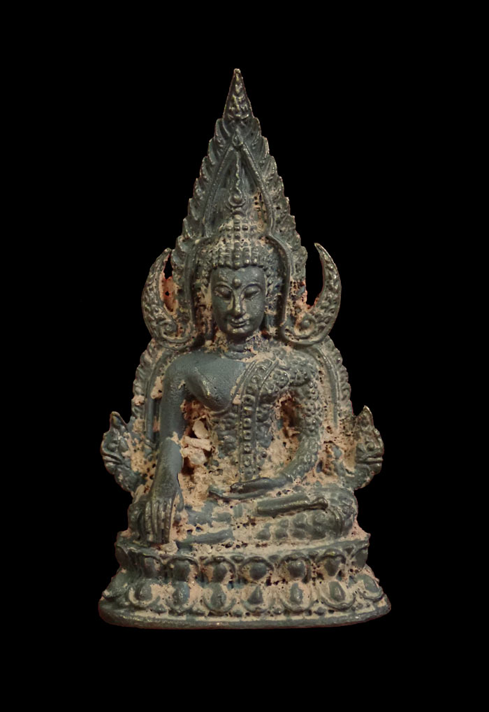 *หมายเลข 1* พระพุทธชินราช รุ่นเจ้าสัวมหาเศรษฐี หลวงพ่อพัฒน์ วัดห้วยด้วน จ.นครสวรรค์ ปี 2561 เนื้อนวะโลหะหล่อดินไทย