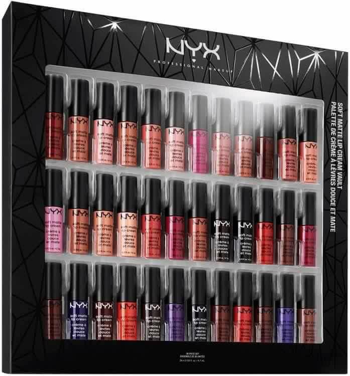 NYX Soft Matte Lip Cream Vault 36 Pieces Set เอ็นวายเอ็กซ์ เซทลิปครีม เนื้อแมท งานมิลเลอร์