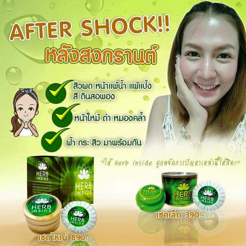 ครีมรักษาสิว ฝ้า เฮิร์บ อินไซด์ Herb inside