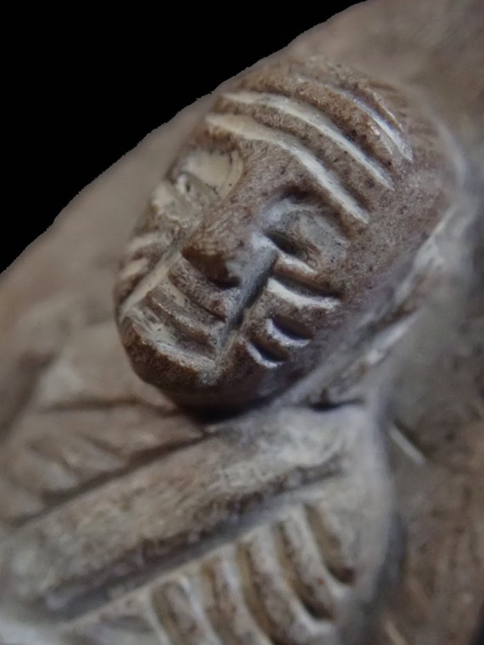 *หายาก* หลวงพ่อทวด พิมพ์ใหญ่ เนื้อคตไม้สักกลายเป็นหิน อาจารย์นอง วัดทรายขาว ปี 2539