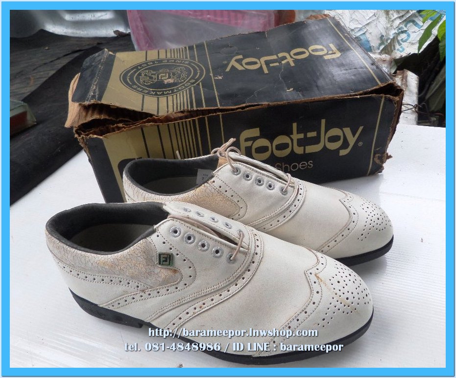 รองเท้าใส่ตีกอล์ฟ FOOT-JOY สภาพนอนกล่อง ไม่เคยใช้ เบอร์ 7 ½ สภาพดี