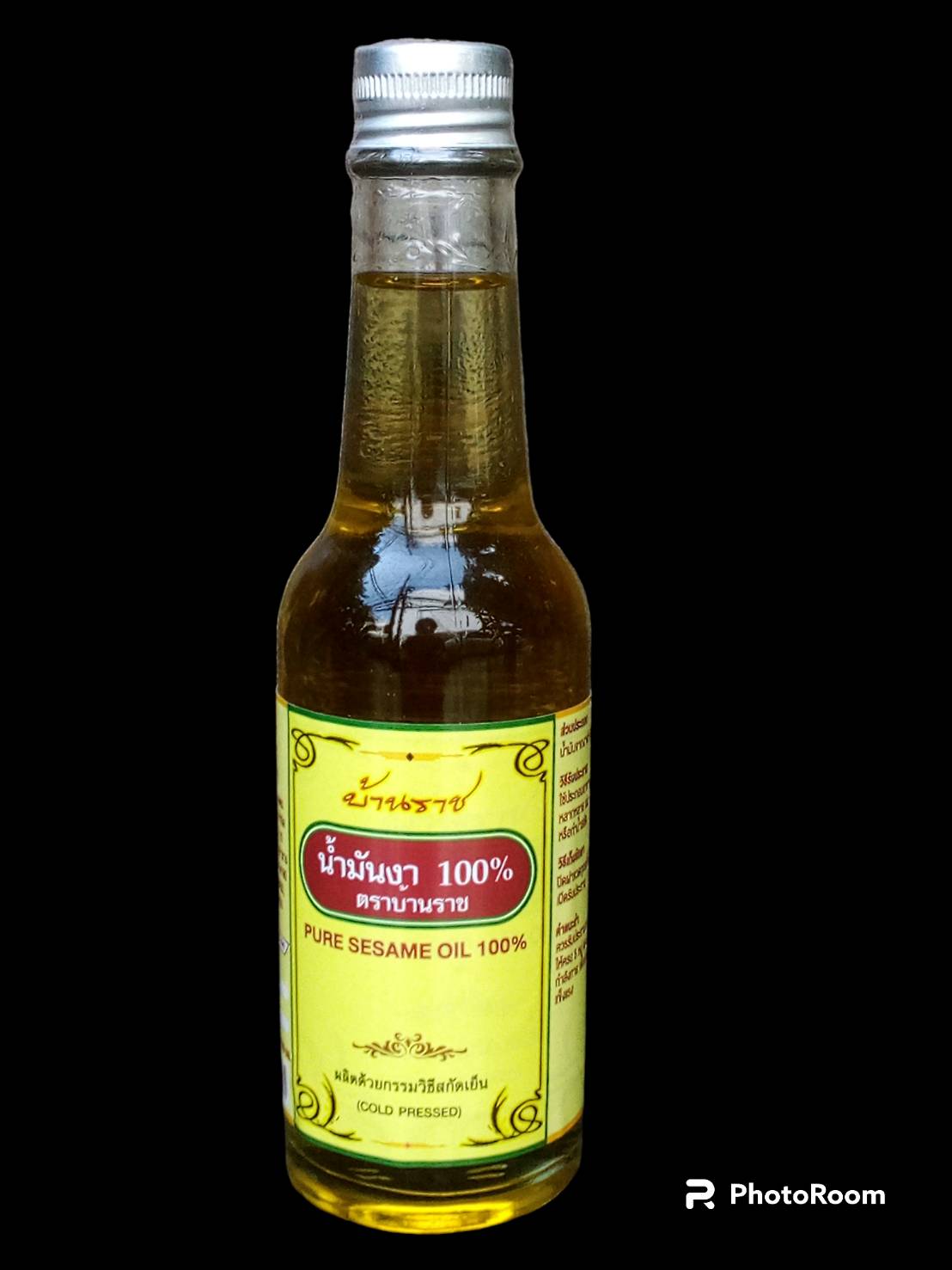 23-102-0200-1 น้ำมันงาสกัดเย็นบ้านราช 150 มล./ขวด