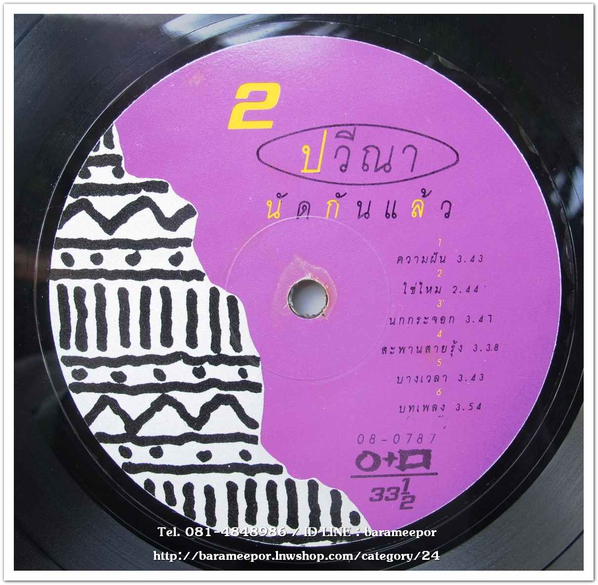 ปวีณา ชารีฟสกุล ชุด นัดกันแล้ว มีอิทธิ พลางกูร เป็นโปรดิวเซอร์ แผ่นเต็ม