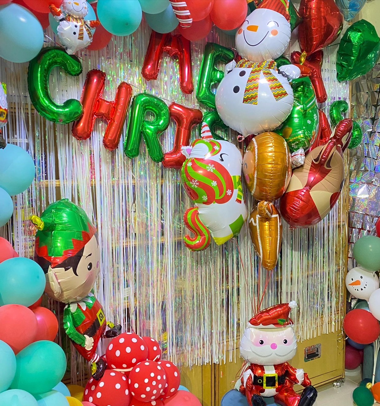 ลูกโป่งคริสมาต์มาส Christmas balloons ราคาเริ่มต้นนะคะ ไม่ใช่ทั้งเซต