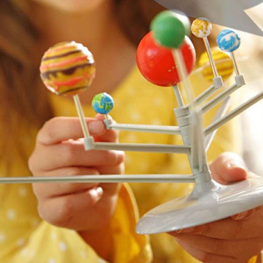 VB065 Solar System ชุดการทดลองวิทยาศาสตร์ ของเล่น DIY แบบจำลองระบบสุริยะ