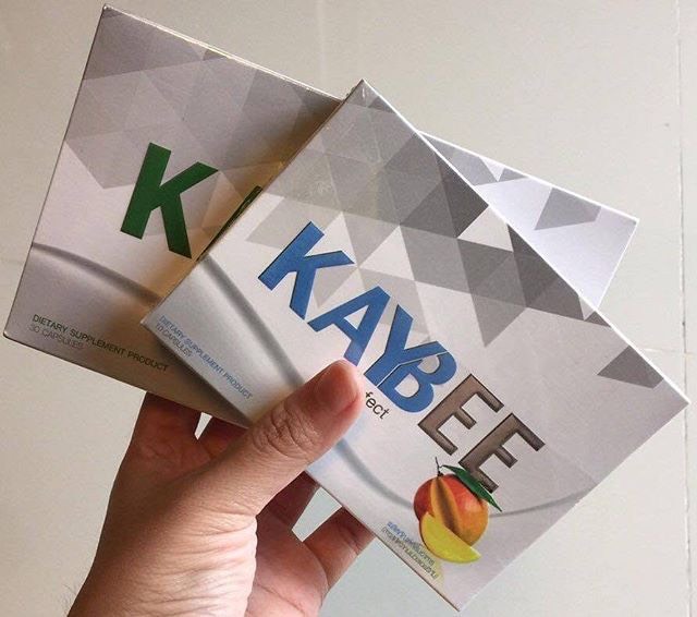 อาหารเสริมผิวขาวลดน้้ำหนัก kaybee perfect ขนาดทดลอง 10 เม็ด