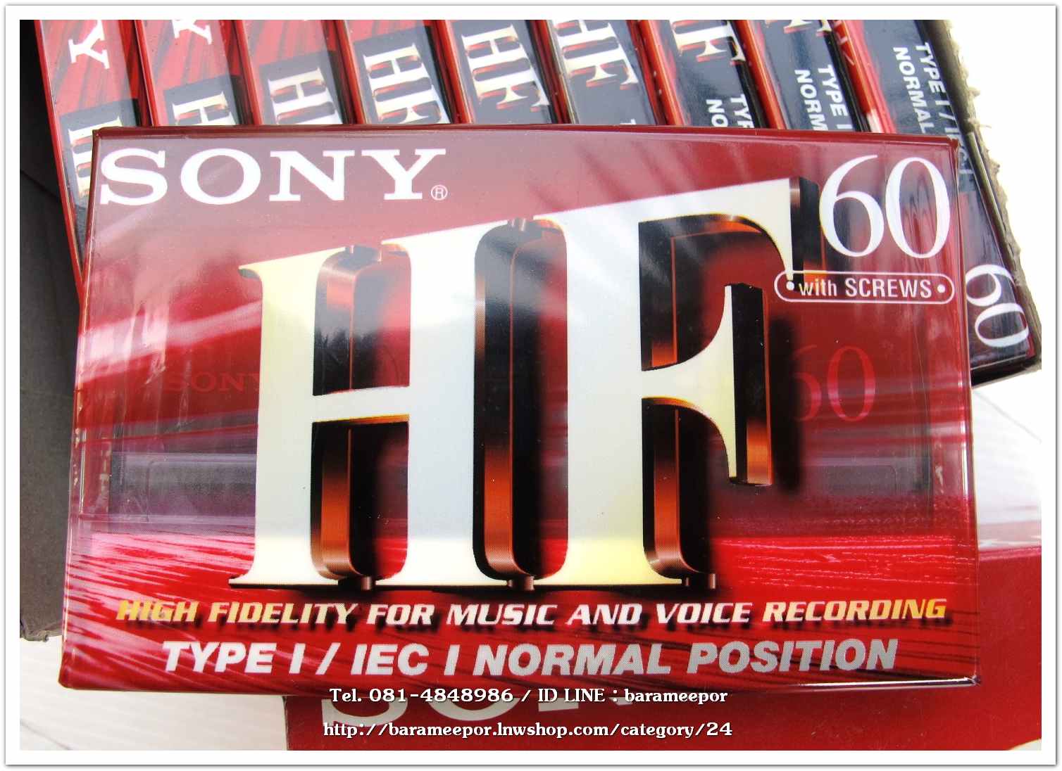 เทปคาสเซ็ทเปล่า Sony HF-60