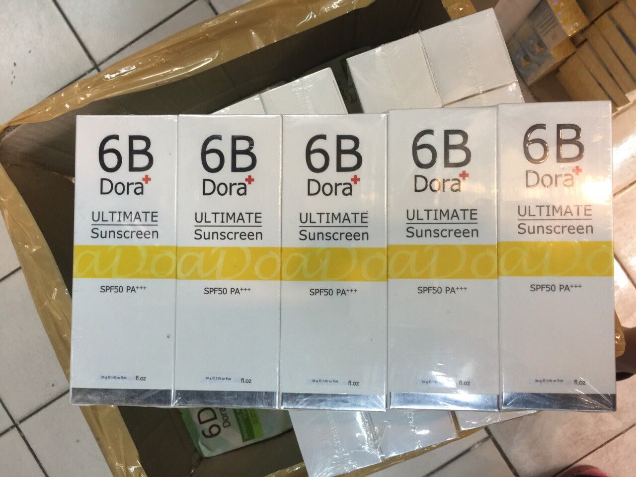 6 B Dora+ Ultimate Sunscreen บล็อกแดด กันแดดเนื้อมูส