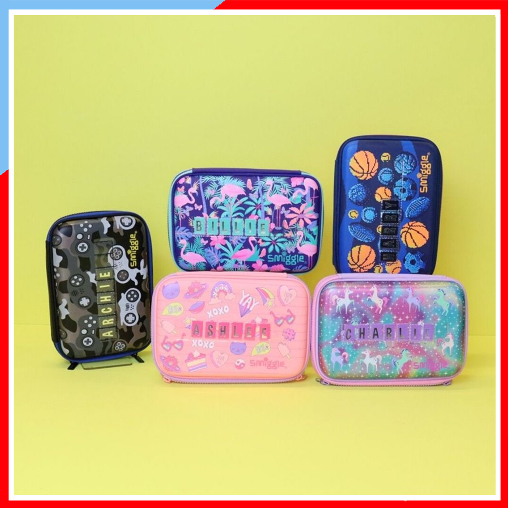 SMP197 กล่องดินสอ smiggle 1 ชั้น สามารถใส่ชื่อของตัวเองได้ Craze Id Hardtop Pencil Case
