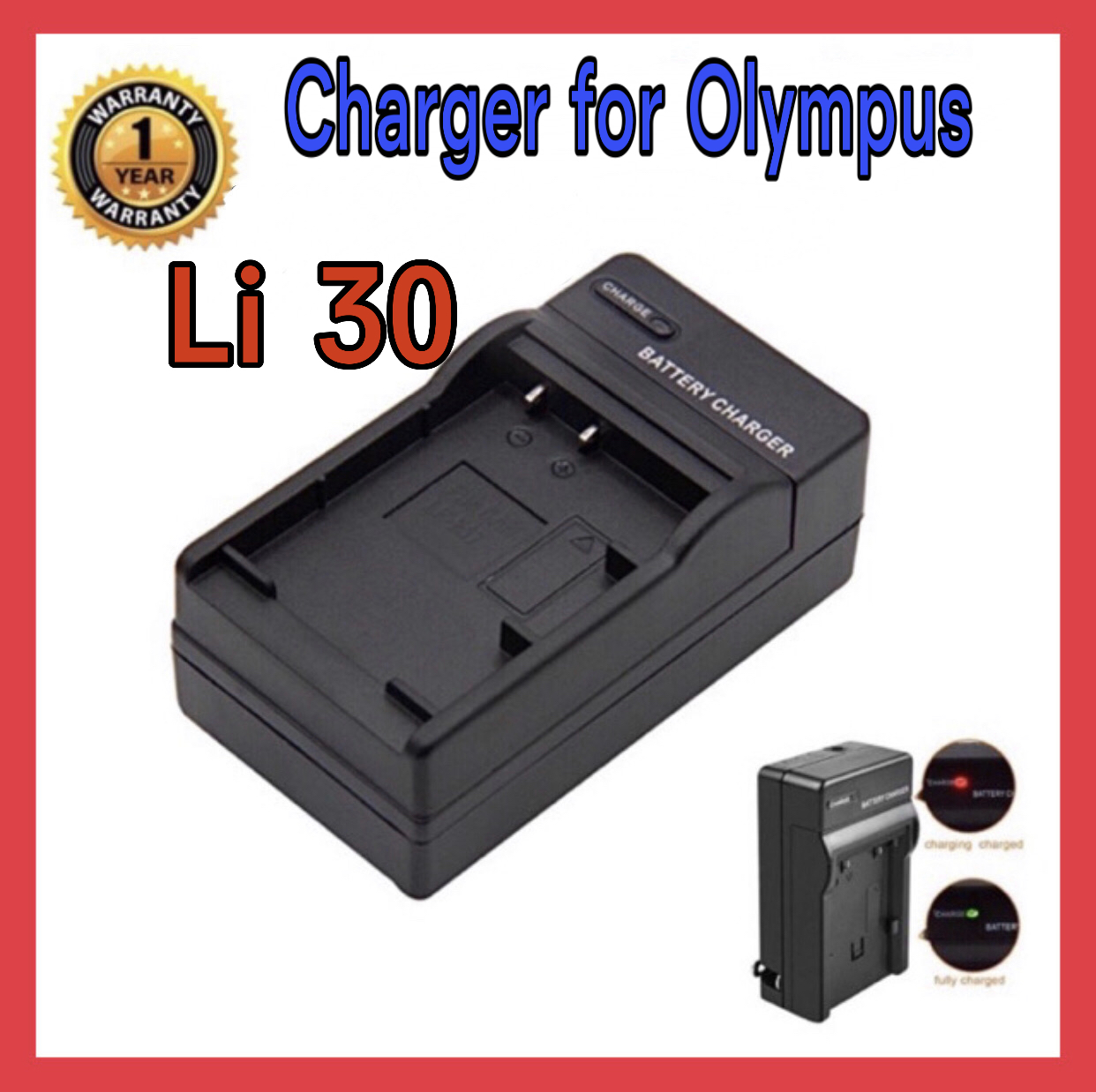 แท่นชาร์จแบตเตอรี่กล้อง โอลิมปัส LI-30B/Charger Olympus รุ่น LI-30B