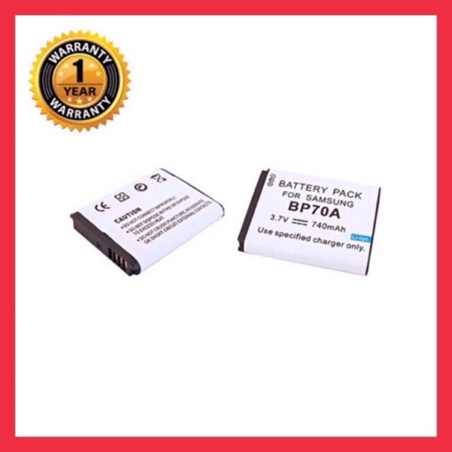แบตเตอรี่ ซัมซุง SLB70A ,BP70/Samsung Battery SLB-70A , BP70บตเตอรี่กล้อง Samsung BP-70A BP70A SLB-70A Camera Battery For Samsung แบตกล้องซัมซุง กล้อง Samsung รุ่น ES65 ES67 ES70 ES71 ES73 ES74 TL205 WB35F