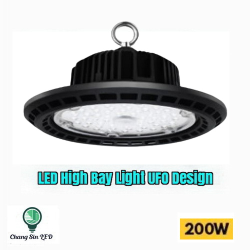 โคมไฟ LED High Bay Light UFO Design 200W