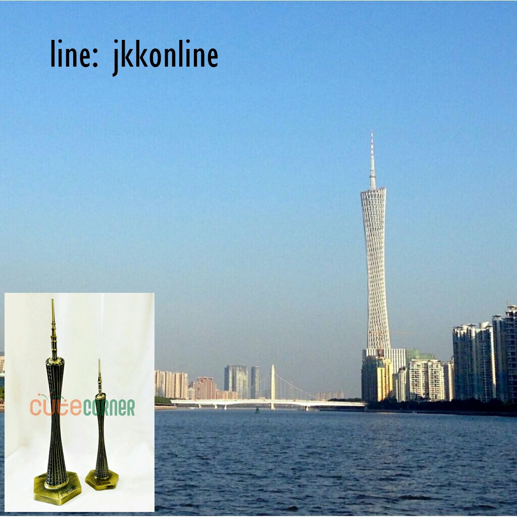 01717-โมเดลกวางโจวทาวเวอร์ 25 ซม - ฟรีค่าส่ง