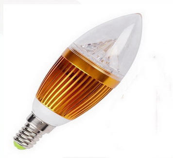 หลอดไฟ LED E14 Candle Bulb Light 3w Type A