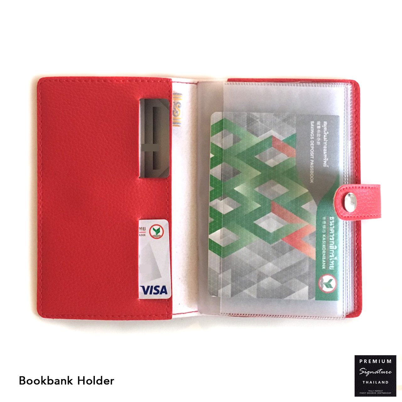 Fire Red(แดง) - Bookbank Holder