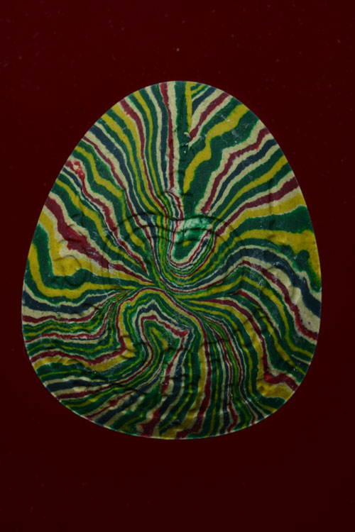 พระปิดตามหาลาภ หลวงพ่อแพ วัดพิกุลทอง เนื้อสายรุ้ง พ.ศ.2541